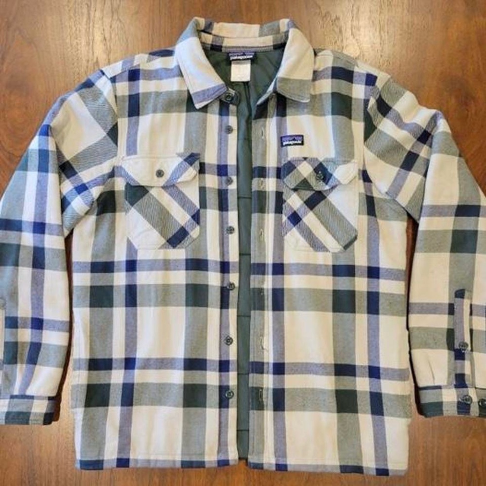 Rare! Patagonia mens insulated flannel